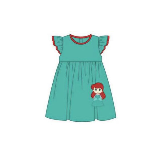 GSD1145 Cute Princess Baby Girls Party Wear Short Sleeve Kid Dress