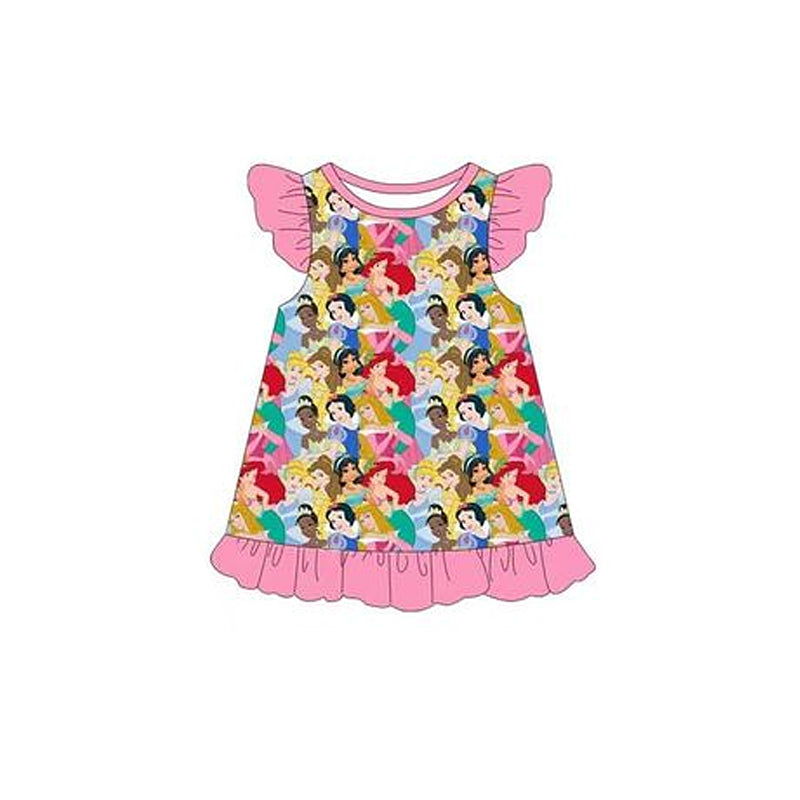 GSD1176 Princess Summer Baby Girls Wear Short Sleeve Kid Dress