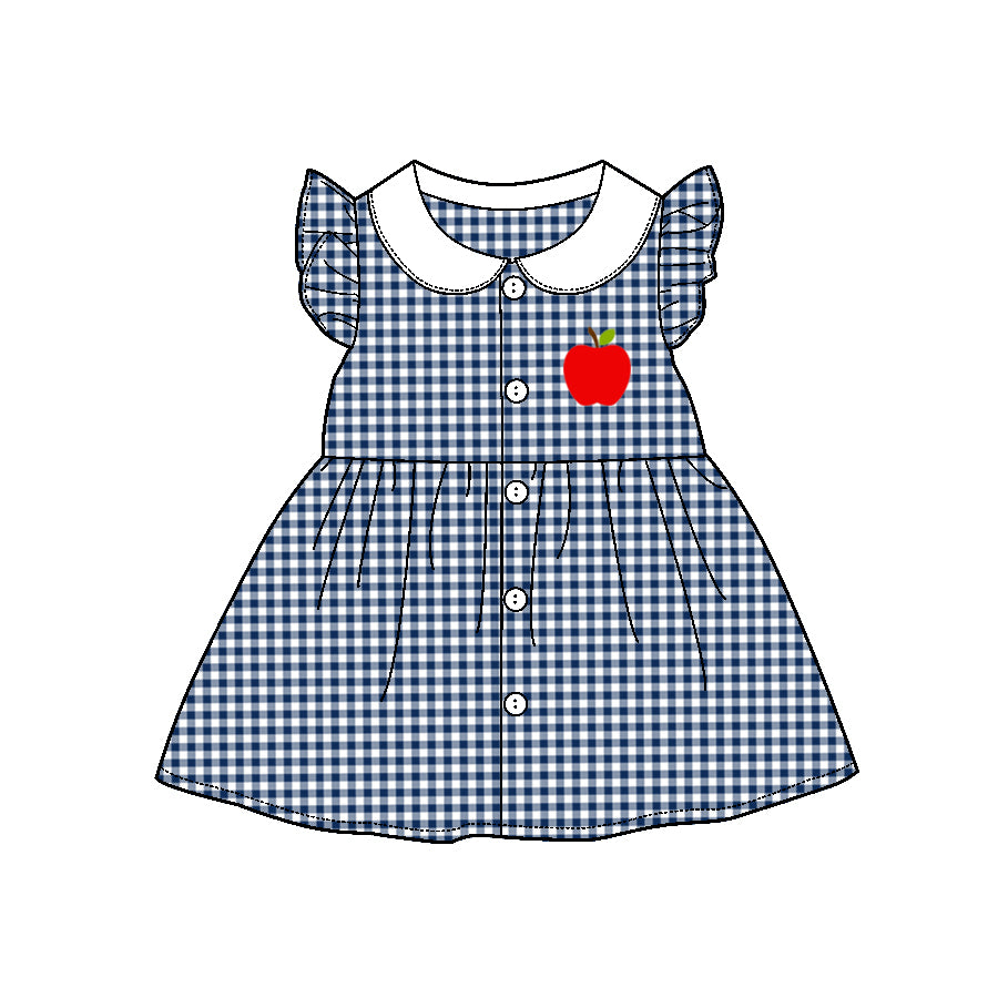 GSD1236 apple Cute Girl Summer Short Sleeve Dress