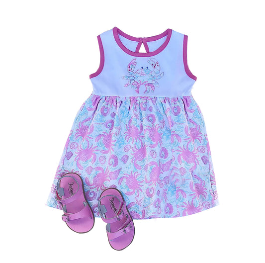 GSD1245 Cute Girl Summer Short Sleeve Children Dresses