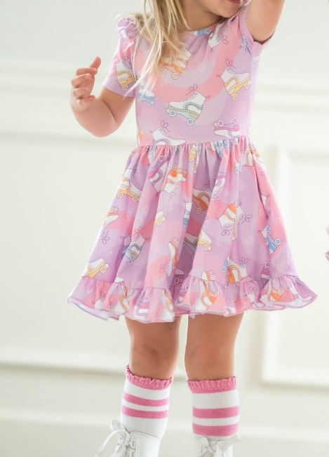 GSD1246 Lovely Princess Girl Summer Short Sleeve Children Dresses