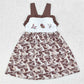 RTS NO MOQ Summer Sibling  Baby Girls Camo Duck Turkey Deer Sibling Dress Boys Clothes Sets