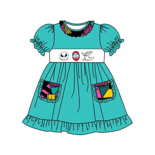 GSD1313 Cartoon Girl Summer Design Short Sleeve Children Dresse