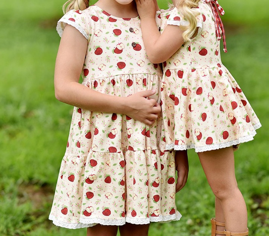 GSD1324 Floral Girl Summer Design Short Sleeve Children Dresses