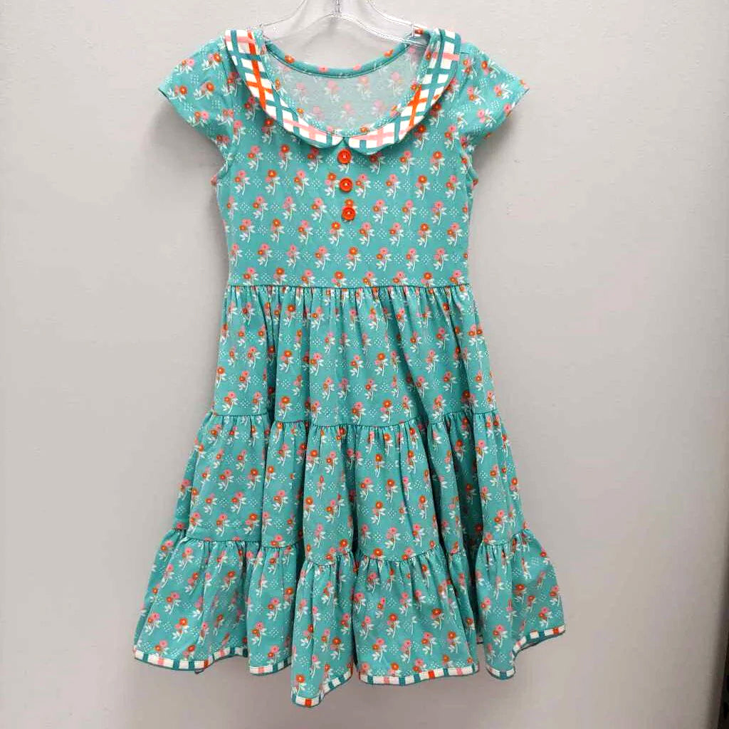 GSD1330 Cute Girl Summer Design Long Sleeve Children Dresses