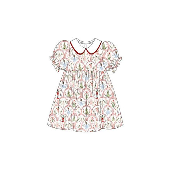 GSD1354 Cute Girl Summer Design Short Sleeve Children Dresses