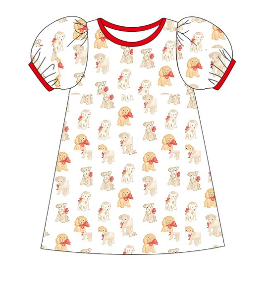 GSD1357 Girl Summer Design Short Sleeve Children Dress