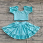 4.11 GSD2101 Baby Girls Aqua Yoga Shirt Skirt Active Wear Clothes Sets Pre order