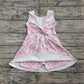 4.18 GSD2199 Baby Girls Pink Bows Yoga Skort Knee Length Dresses Pre order