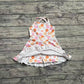 3.29 GSD2282 Flower Baby Girls Strap Yoga Ruffle Knee Length Dresses