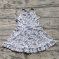 3.29 GSD2308  Camo Baby Girls Strap Yoga Ruffle Knee Length Dresses