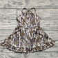 3.29 GSD2314 Cute Camo Baby Girls Strap Yoga Ruffle Knee Length Dresses
