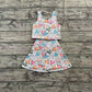 4.2 GSD2331 Baby Girls Sleeveless Cartoon Mouse Balloons Top Skort Yoga Set Pre order