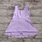 4.30 GSD2372 Baby Girls Lavender Sleeveless Yoga Knee Length Dresses Preorder