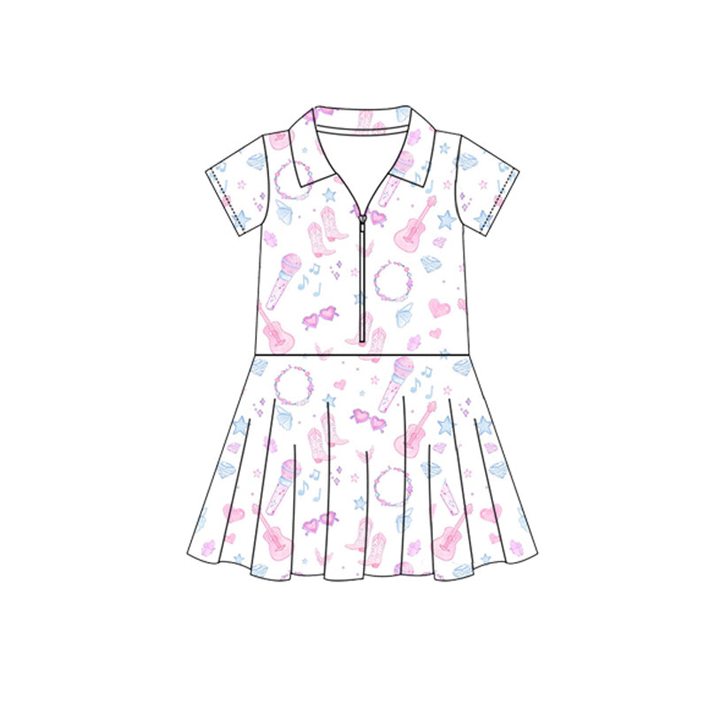 3.28 GSD2409 Wholesale Cute Baby Girls Sleeveless Top Skort Yoga Set Pre order