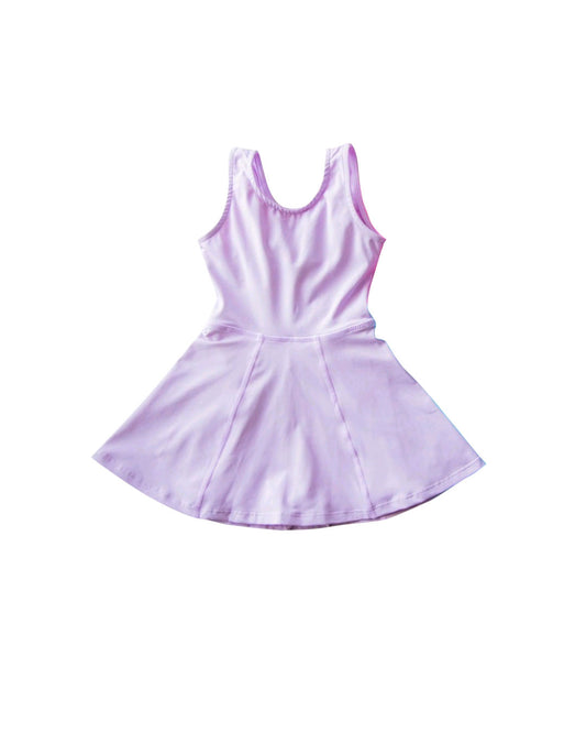 3.31 GSD2429 Purple Baby Girls Yoga Skort Knee Length Dresses Pre order