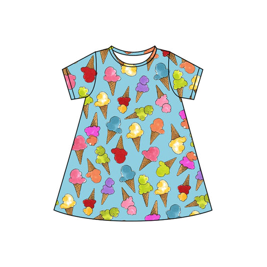 4.11 GSD2498 Baby Girls Popsicle Short Sleeve Dress Pre order