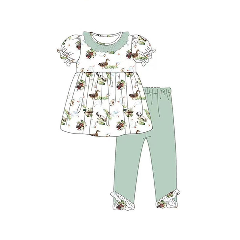 GSPO1553 Baby Girls Duck Pants Clothing Set Pre-order