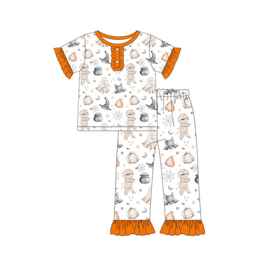 GSPO1560 Hot Baby Halloween Girls Boutique Kid Clothing Set