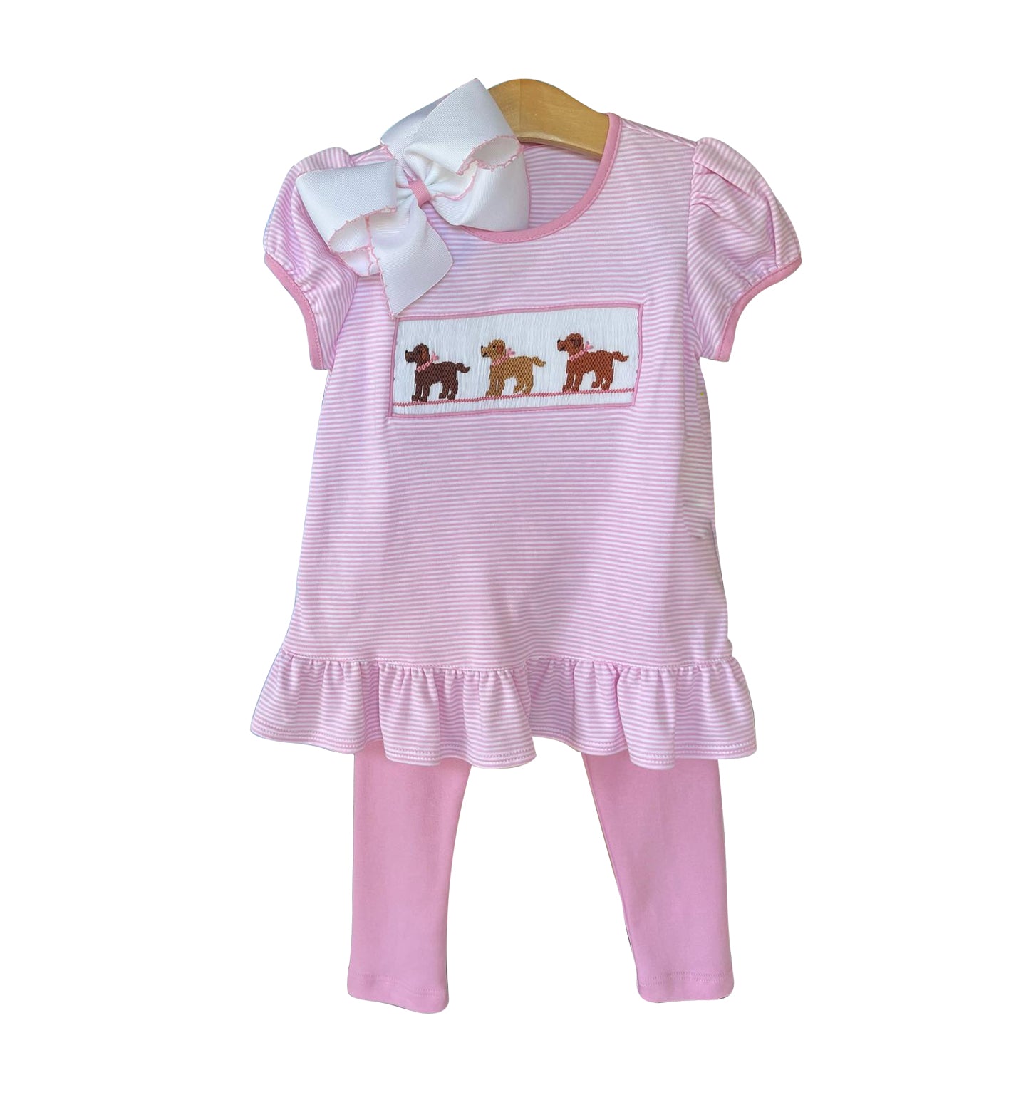 GSPO1603 Dog Wholesale Baby Kids Wear Boutique Kid Clothing Set