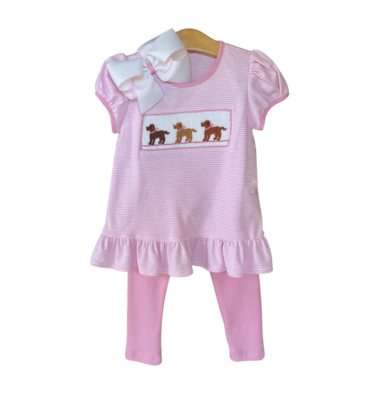 GSPO1603 Dog Wholesale Baby Kids Wear Boutique Kid Clothing Set