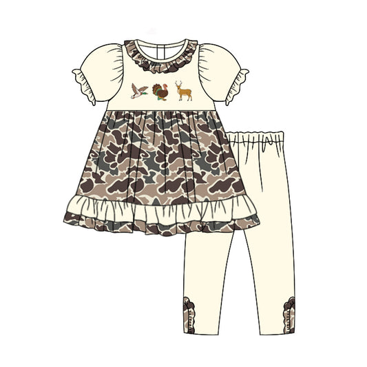 GSPO1626 Short Sleeve Wholesale Boutique Kid Clothing Sets