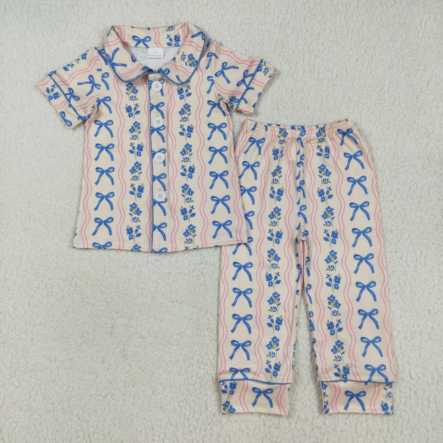 girls Short sleeve pants sets