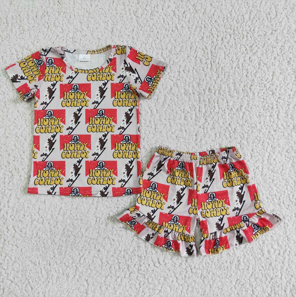 GSSO0119  Cute Wholesale In Stock Clothing Kid Summer Boutique Outfits