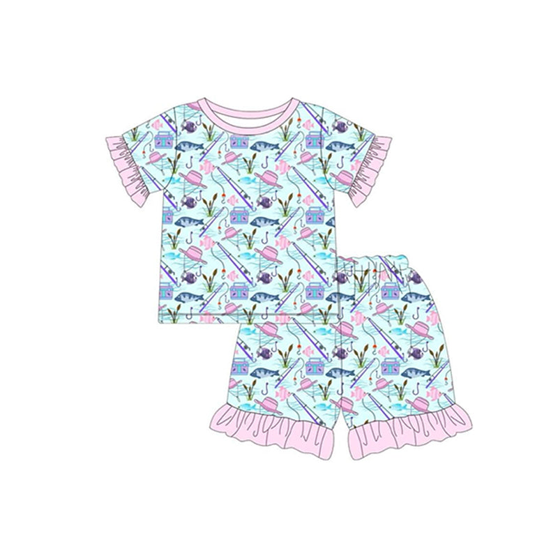 GSSO0933 Baby Girls Children Boutique Kid Clothing Set