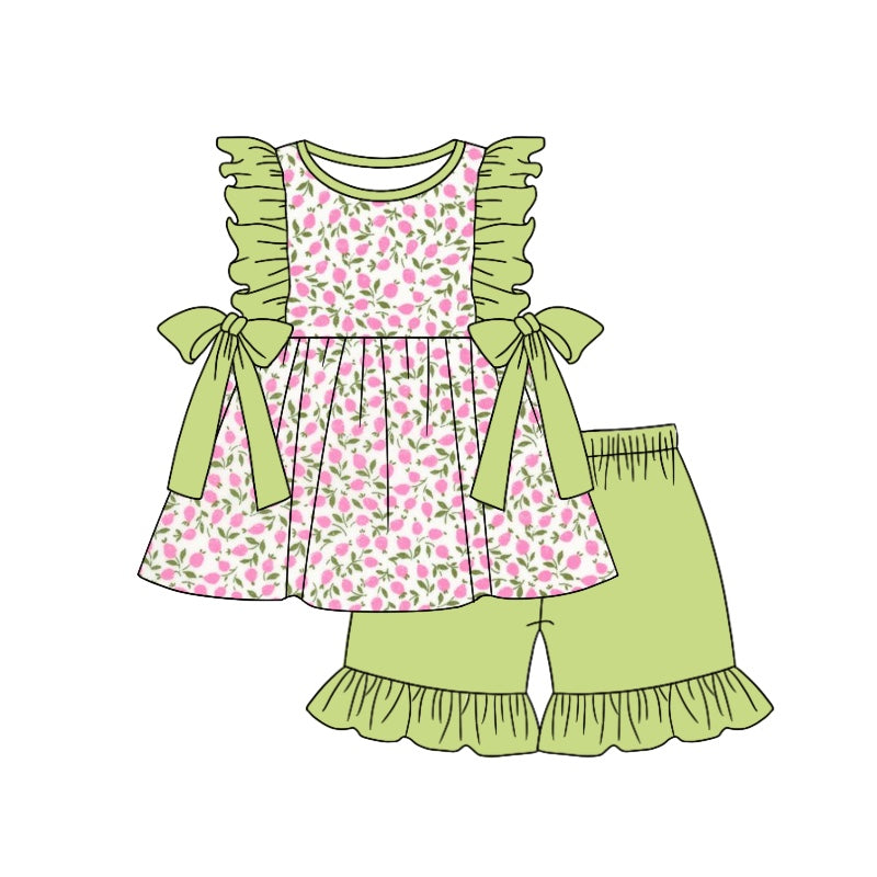 GSSO0962 Hot Sale Cute Boutique Kid Clothing Set