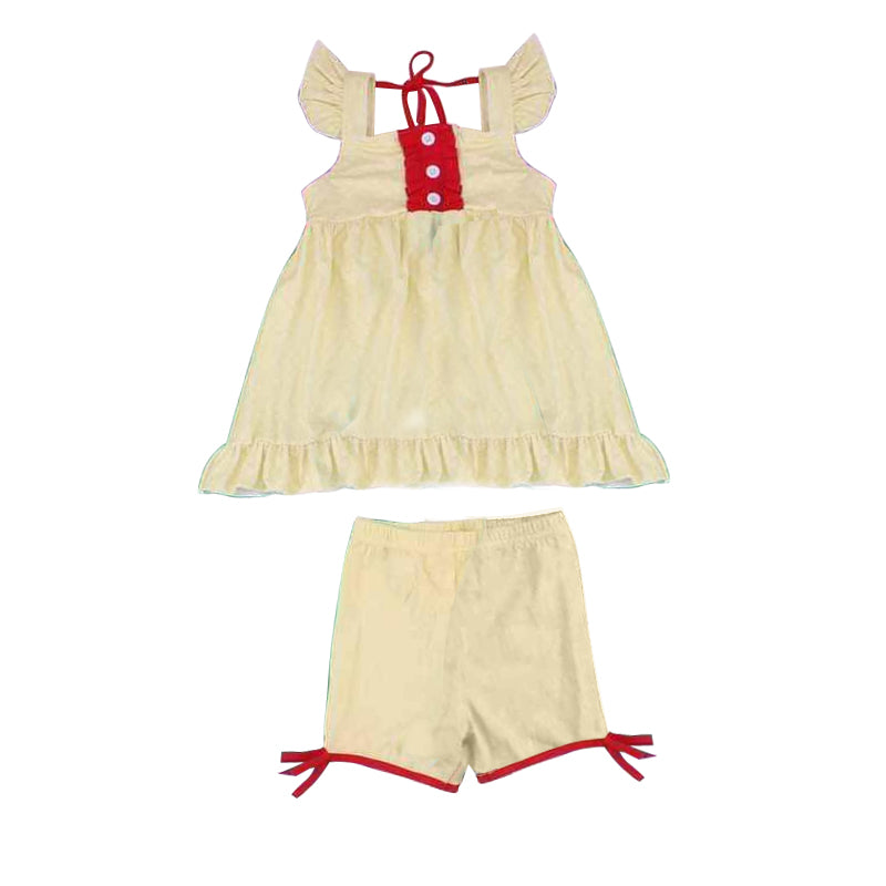 GSSO0971 Princess Cute Summer Short Sleeve Outfit Kid Clothing Sets