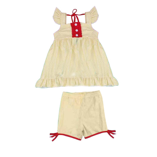 GSSO0971 Princess Cute Summer Short Sleeve Outfit Kid Clothing Sets