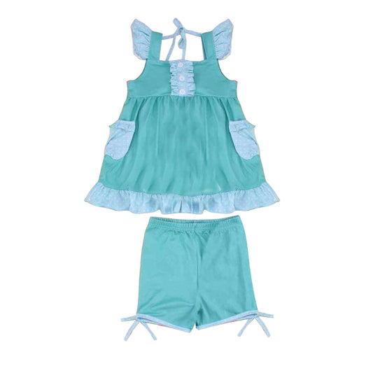 GSSO0972 Lovely Princess Cute Summer Short Sleeve Outfit Kid Clothing Sets