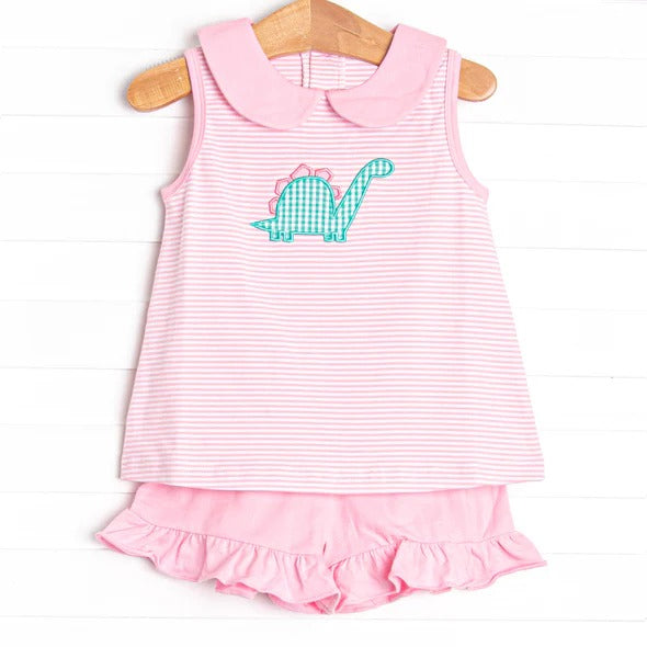 GSSO0977 Cute Summer Short Sleeve Outfit Kid Clothing Sets