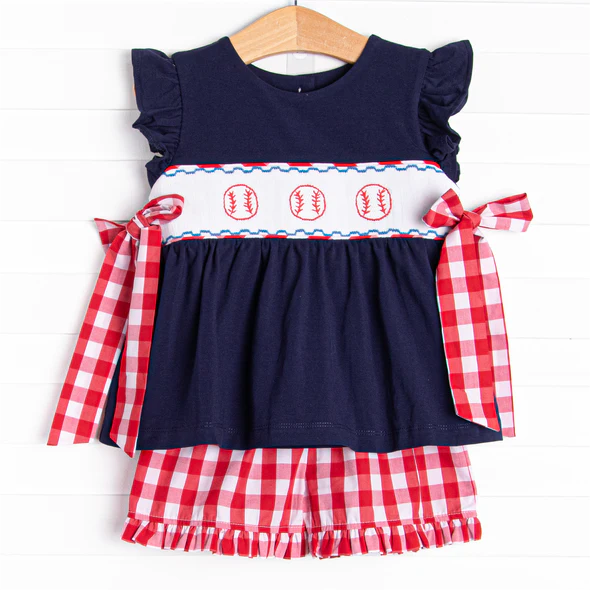 GSSO1010 Hot Sale Summer Short Sleeve Kid Boutique Outfits