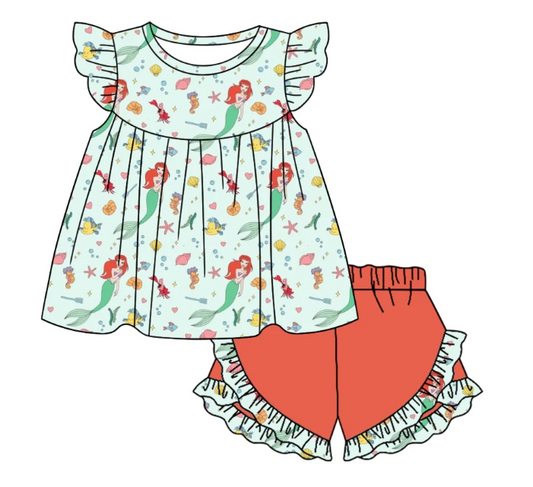 GSSO1043 Cartoon Kid Summer Clothing Children Shorts Sleeve Child Clothes
