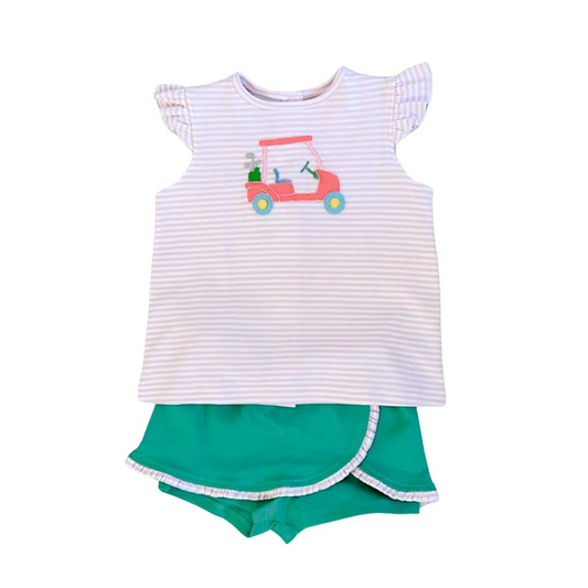 GSSO1047 Car Kid Summer Clothing Children Shorts Sleeve Child Clothing