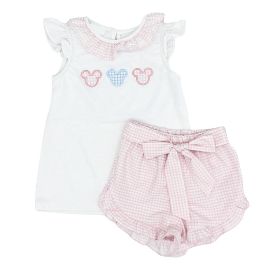 GSSO1136 Light Pink Kid Summer Short Sleeve Shirt Children Outfit Kid Clothes