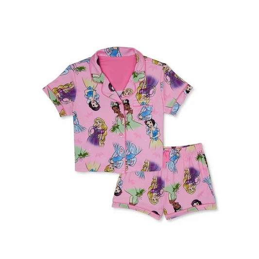 GSSO1141 Princess Kid Summer Short Sleeve Shirt Outfit Kid Clothes