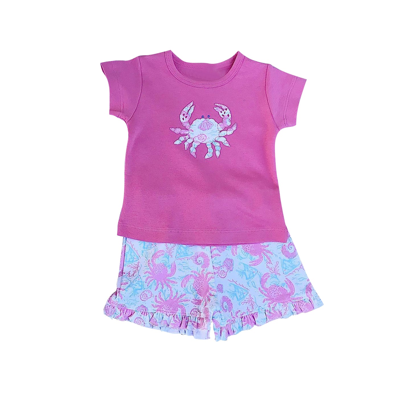 GSSO1265 Cute Clothes Summer Short Sleeve Kid Clothing Set