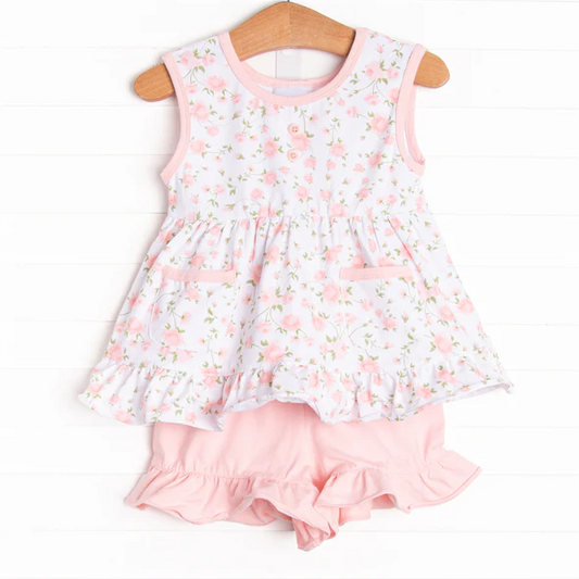 GSSO1305 Cute Summer Short Sleeve Kid Boutique Outfits