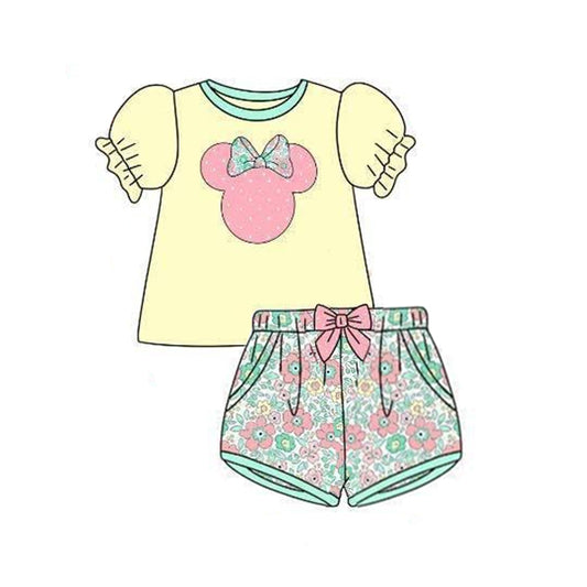 GSSO1308 Hot Sale Baby Girls Boutique Kid Clothing Set