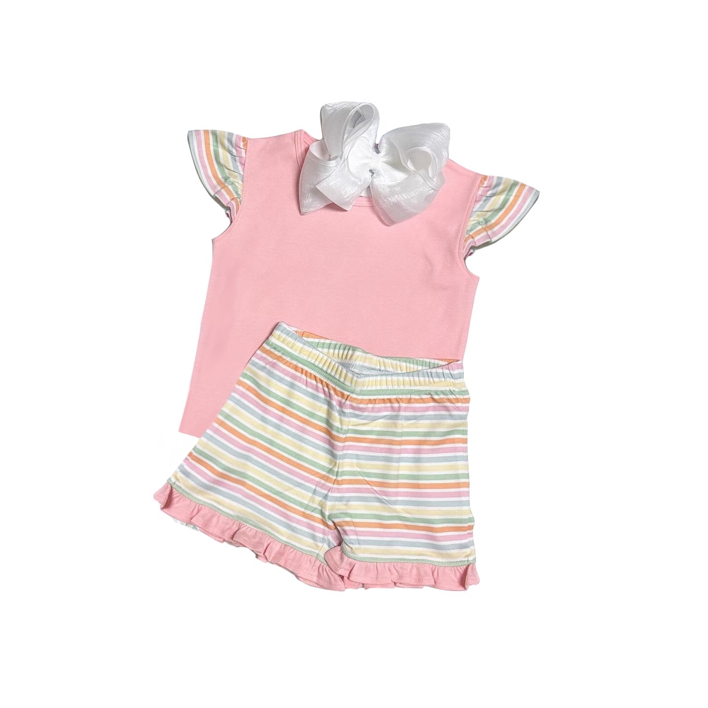 GSSO1369 Cute Girls Wholesale Baby Kids Wear Boutique Kid Clothing Set