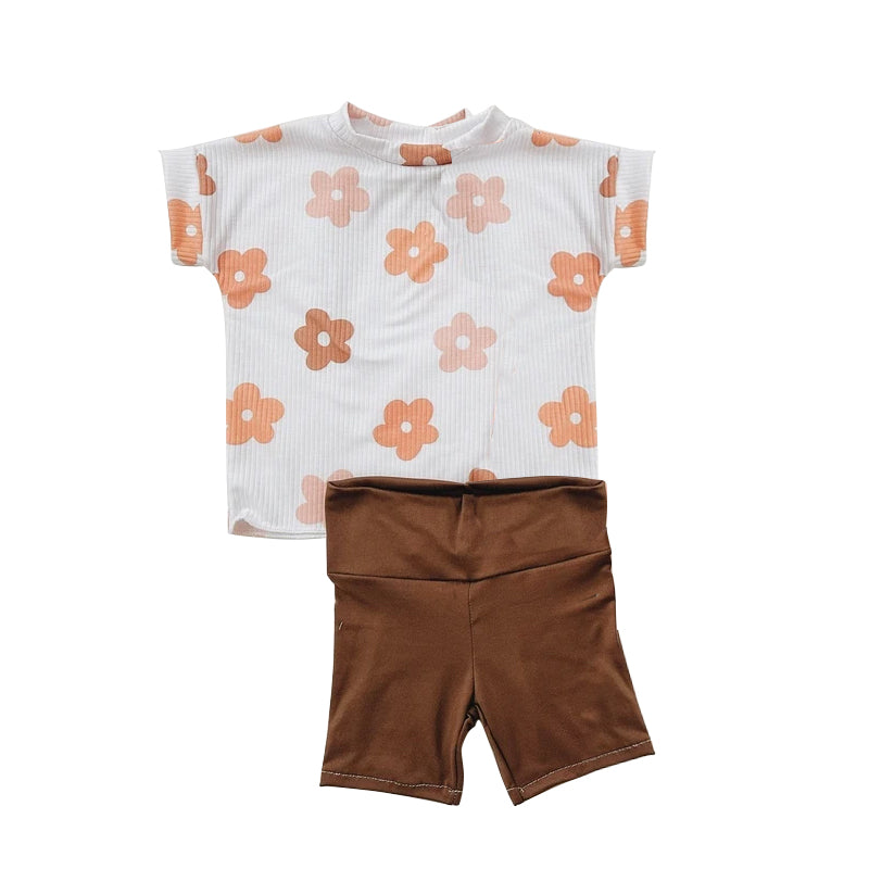 GSSO1371 Flower Wholesale Baby Kids Boutique Kid Clothing