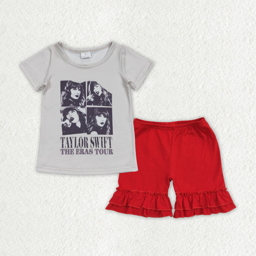 GSSO1376 Singer Baby Girls Shorts Outfit