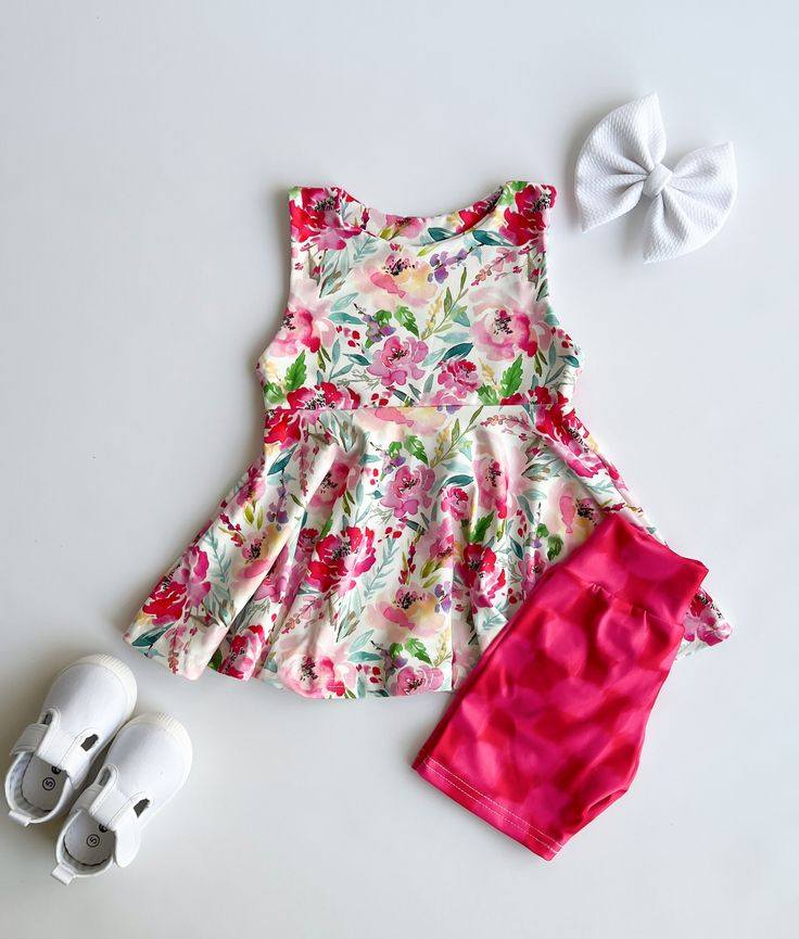 GSSO1415 Flower Wholesale Baby Kids Design Boutique Kid Clothing Set