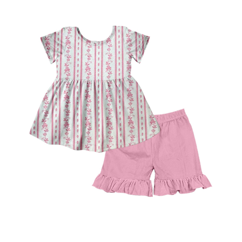 3.28 GSSO2530 Baby Girls Short Sleeves Tunic Short Set Pre order