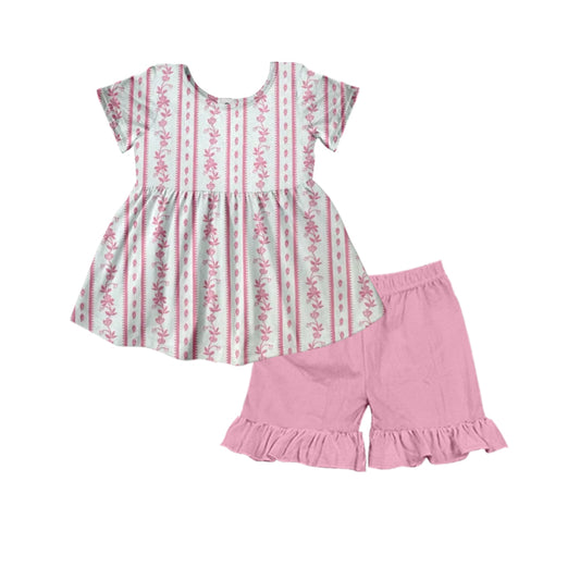 3.28 GSSO2530 Baby Girls Short Sleeves Tunic Short Set Pre order