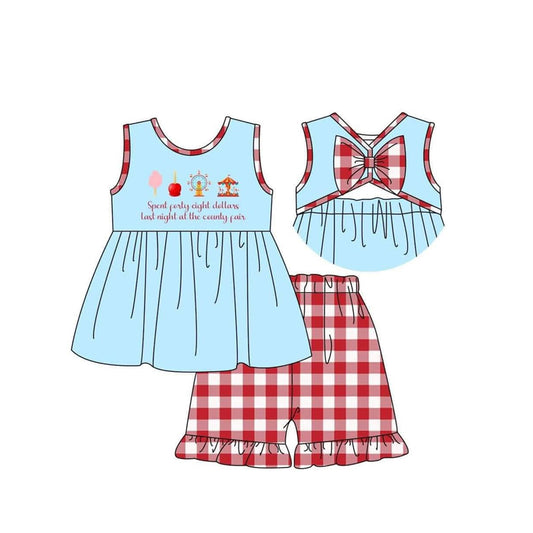 4.1 GSSO2544 New Farm Baby Girls Short Sleeves Tops Short Set Pre order