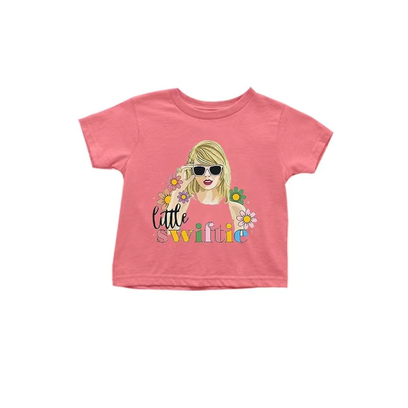 GT0552 Hot Sale Singer Cute kid cute pattern raglan shirts